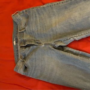 Women’s blue jeans